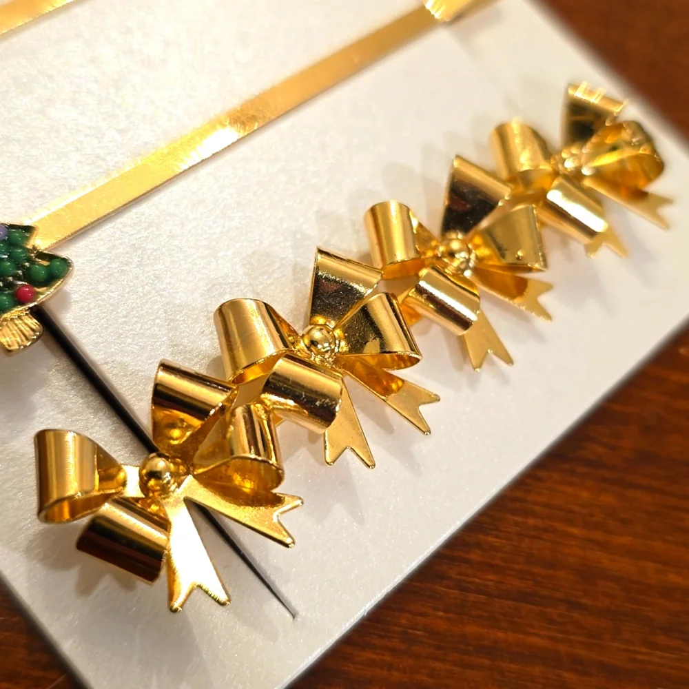 BaubleBar Set of 3 Holiday Hair Bobby Pins - NEW